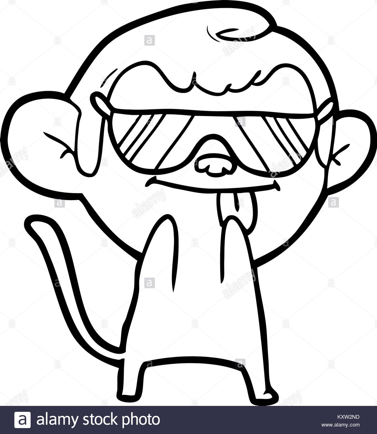 1207x1390 Monkey Easy Drawing Face Angry Cartoon A Video Images Carmi Chaelinn
