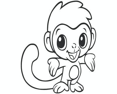 400x322 Baby Monkey Drawings