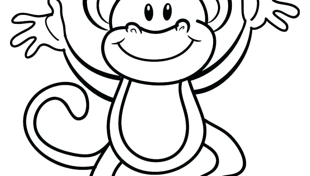 1024x580 Cute Monkey Drawing Monkey Cute Monkey Drawings Cartoon