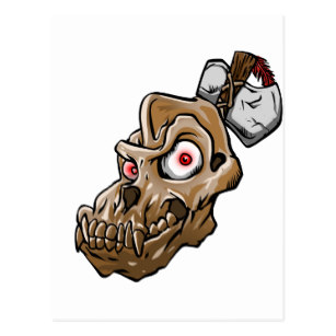 307x307 King Skull Postcards Zazzle Au