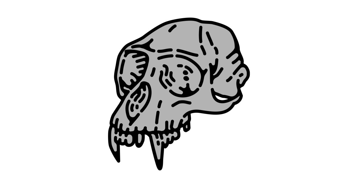 1200x630 Skull Monkey Grey