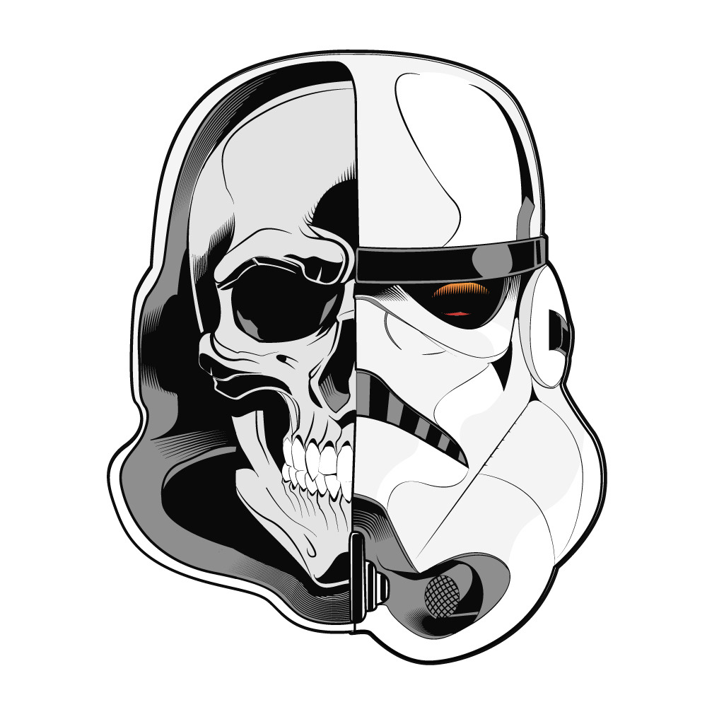 1000x1000 Skull Drawing Free Download
