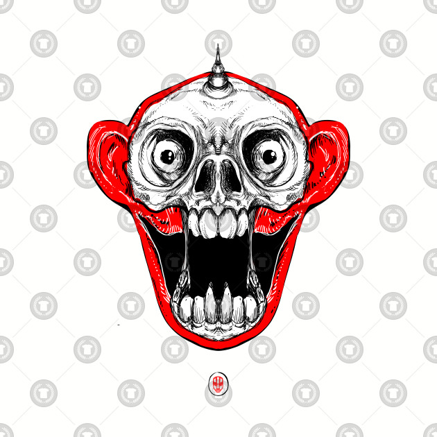 630x630 Unicorn Monkey Skull