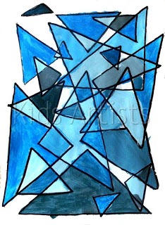 234x320 Kids Artists Monochromatic Painting