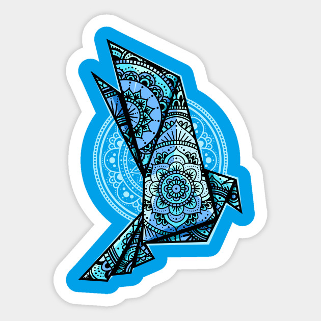 630x630 Mandala Bird Monochromatic