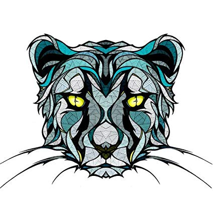 425x425 wheatpaste art collective monochromatic cheetah stretched canvas