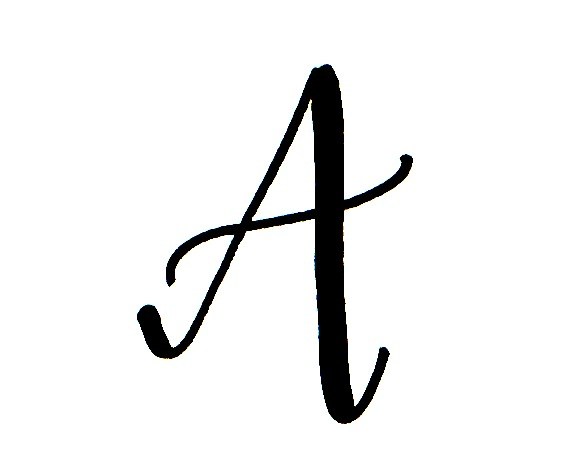 582x471 Basic Hand Lettering Drawing A Monogram