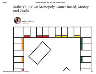 320x247 Monopoly Game Board Money And Cards