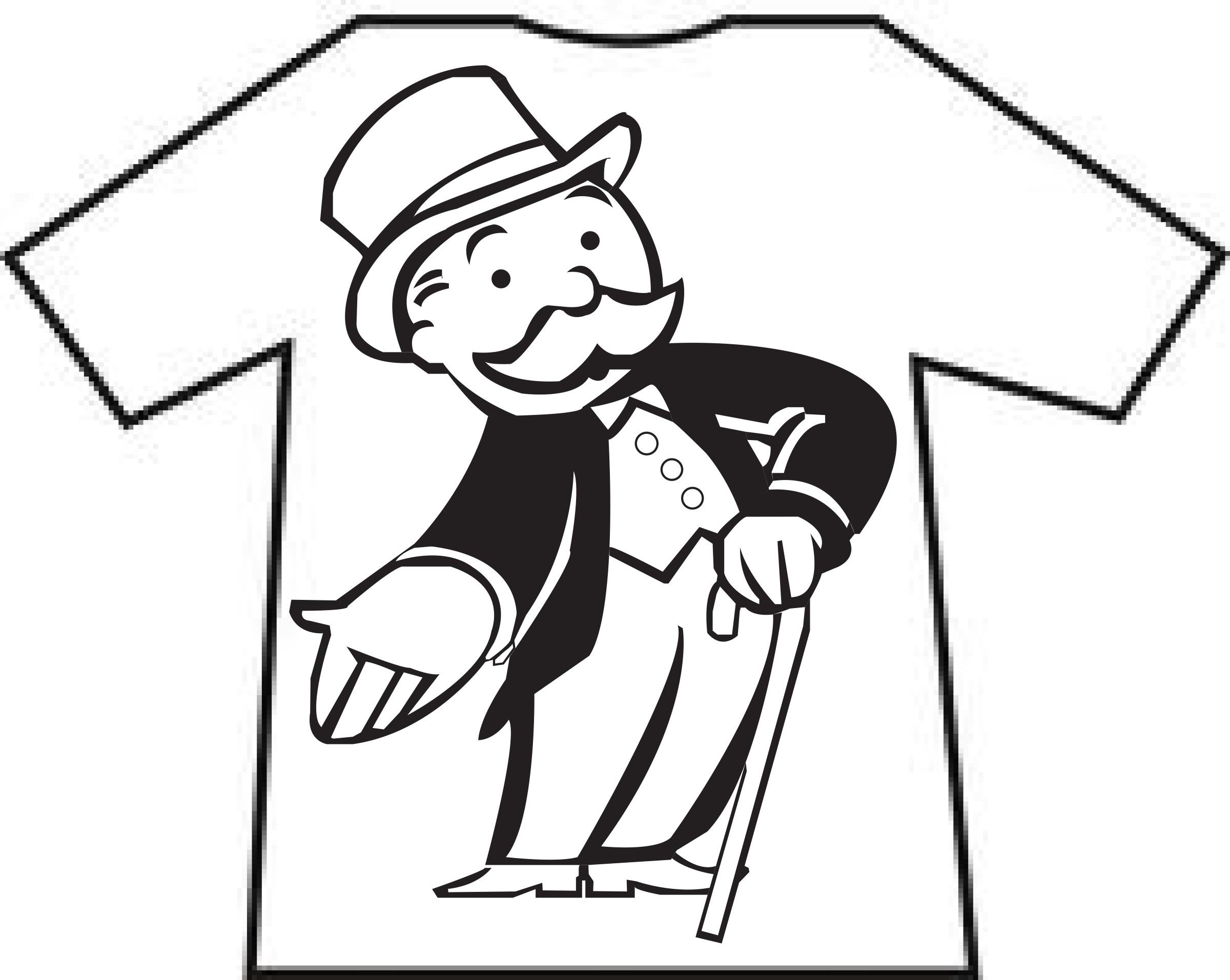 2400x1913 Sketches Monopoly Coloring Pages