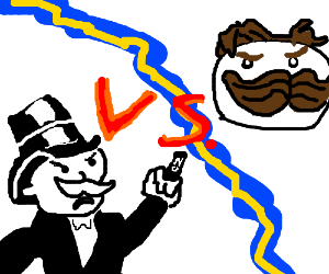 300x250 Mr Monopoly Man Drawing