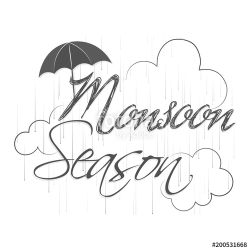500x500 nice and beautiful abstract, banner or poster for monsoon season