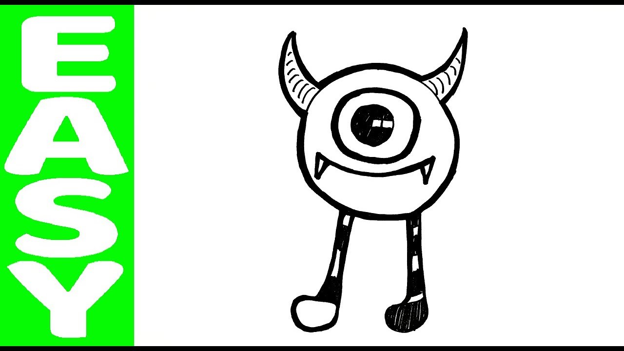 1280x720 Easy Drawing Ideas Draw A Monster
