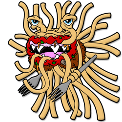 250x250 Flying Spaghetti Monster Drawing Lesson