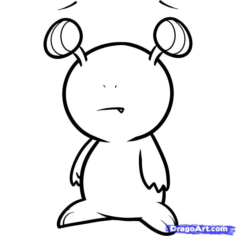790x790 Step How To Draw A Monster For Kids