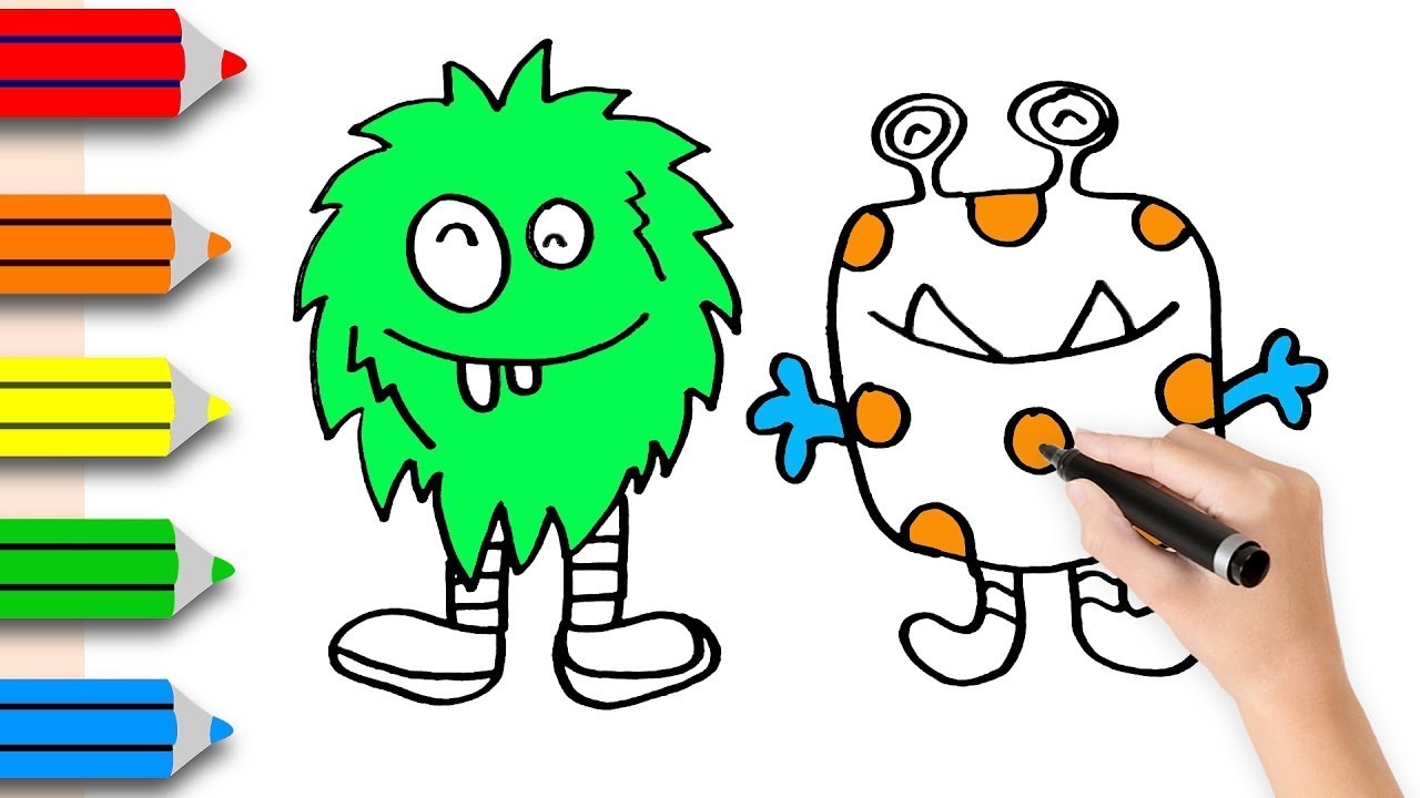 1280x720 Coloring Pages Monster