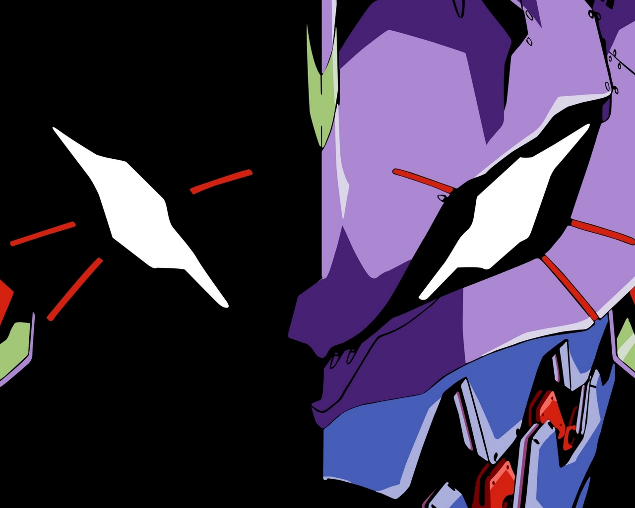 1280x1024 Download Wallpaper Monster, Face, Drawing, Paint