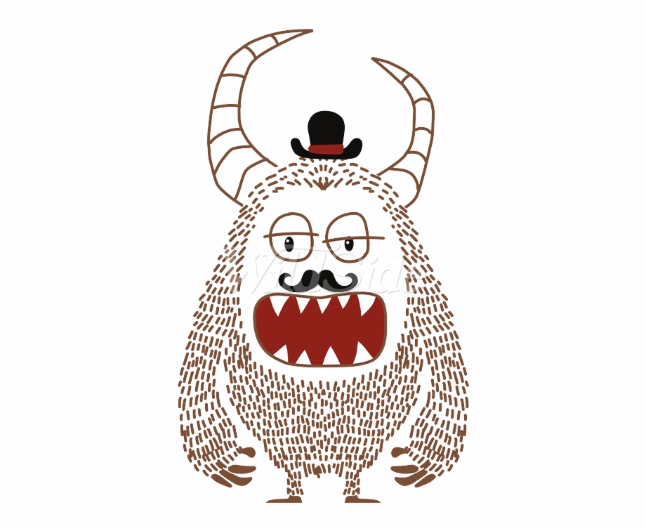 920x756 Monster With Mustache And Hat