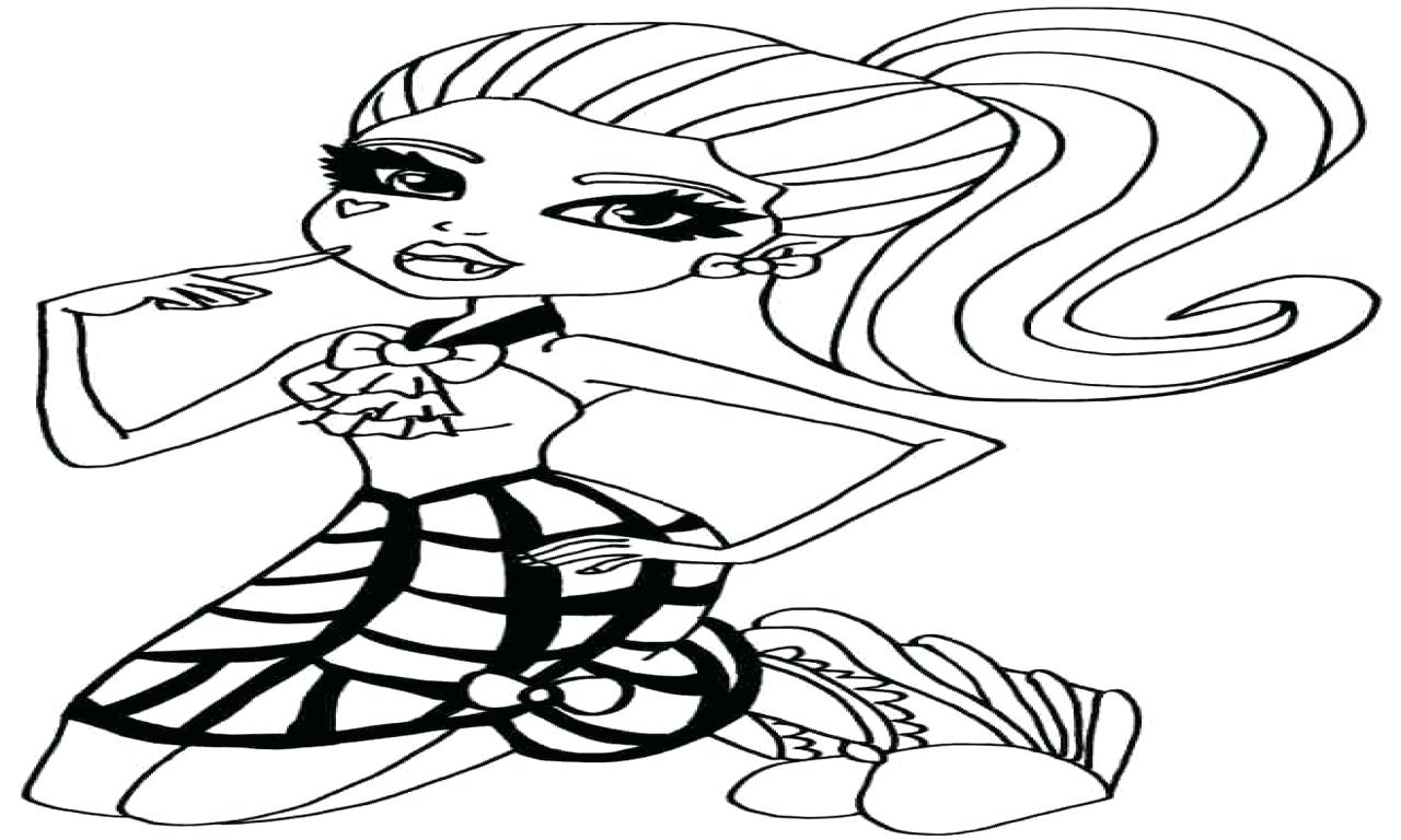 1280x768 monster high coloring pages draculaura and clawd