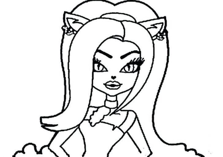 728x514 Monster High Honey Swamp Coloring Pages Online Printable Halloween