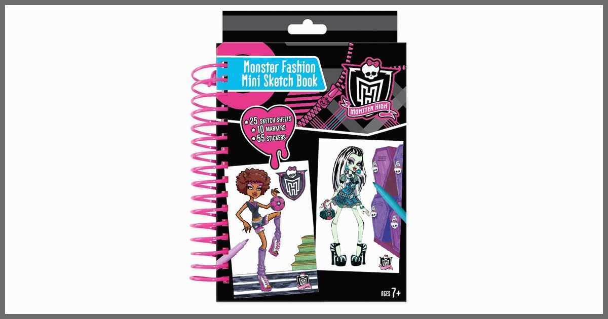 1200x630 Monster High Sketch Book Best Of Toys Games Arts Crafts Drawing