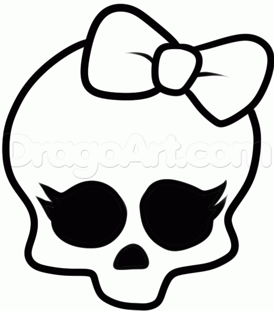 563x638 How To Draw Monster High, Step