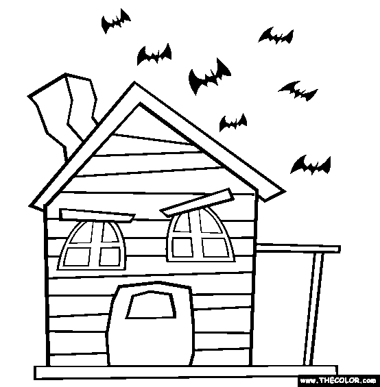 554x565 Monster House Coloring