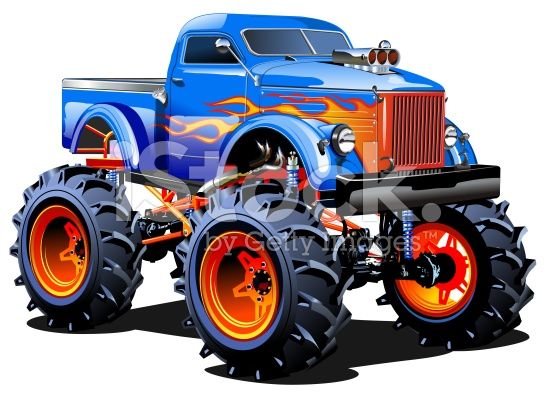 556x396 Monster Truck Clip Art