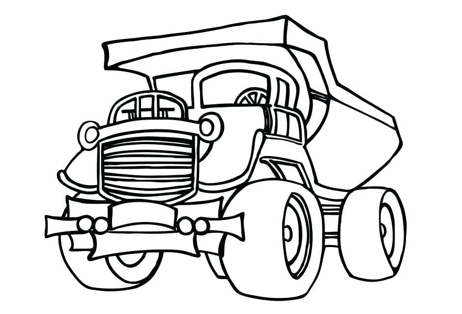 940x638 Truck Colouring