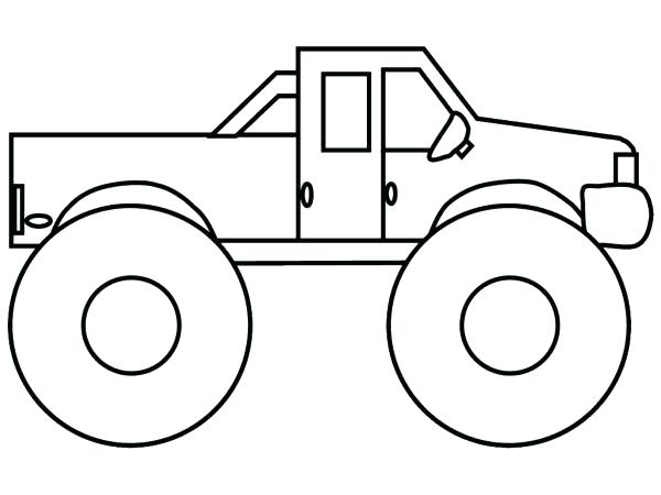 600x450 coloring pages draw a monster truck drawing monster jam truck