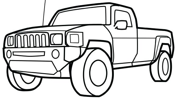 580x326 Coloring Pages Draw A Monster Truck How To Draw Monster Trucks