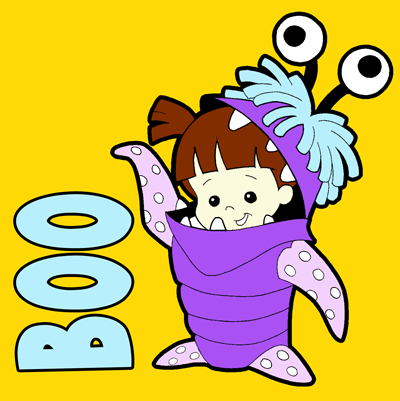 400x401 How To Draw Boo From Monsters Inc With Easy Step