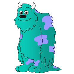 250x250 how to draw james p sullivan from monsters inc