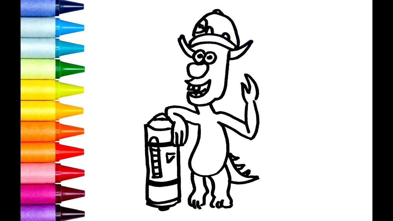 1280x720 How To Draw Needleman Form Monsters, Inc With Crayons