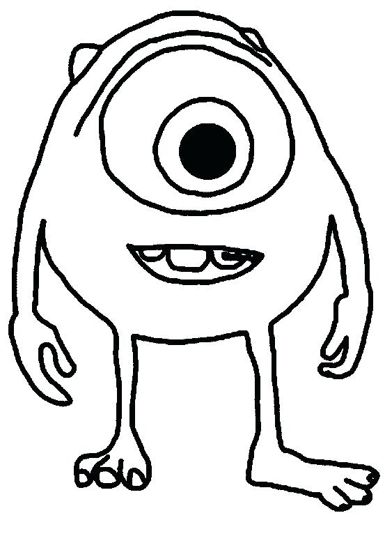 553x779 Opulent Ideas Mike Wazowski Coloring Pages Monsters Inc