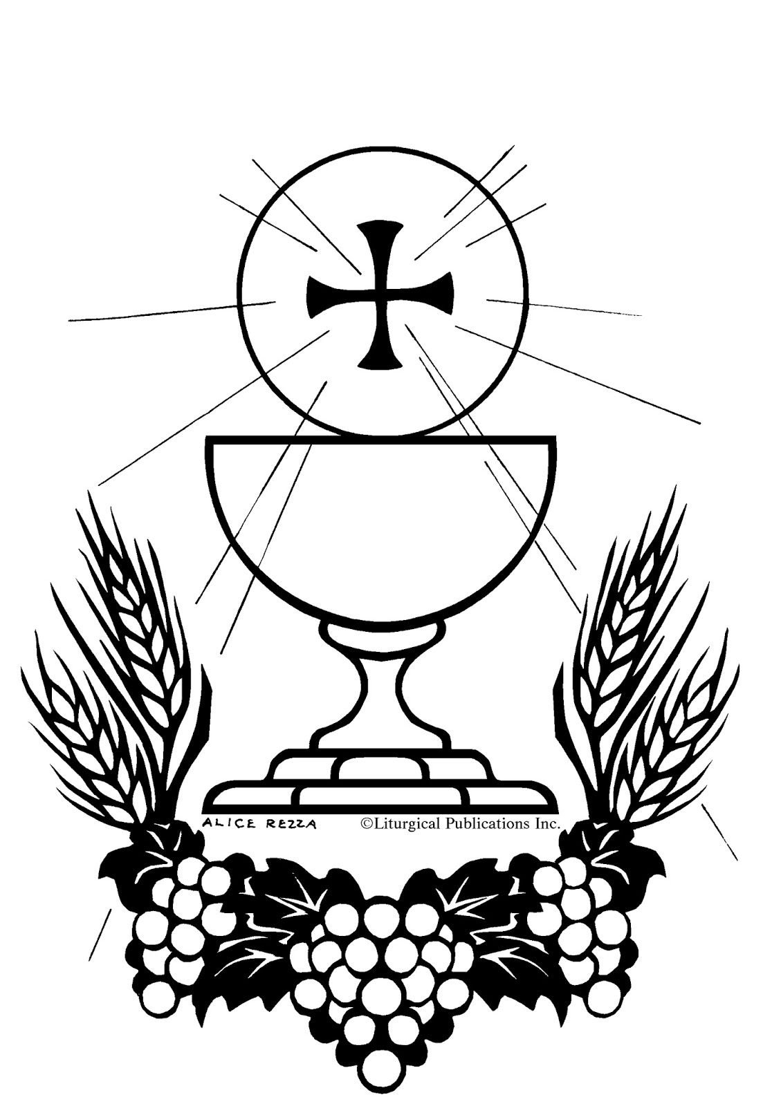 1116x1600 Crosses First Communion Banner, Eucharist