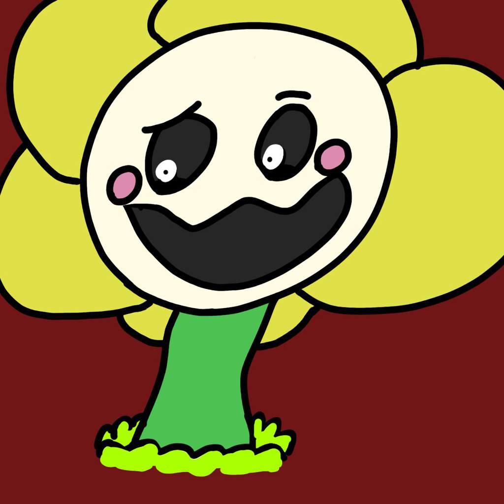 1024x1024 Kawaii Flowey And Evil Flowey Mood Drawings