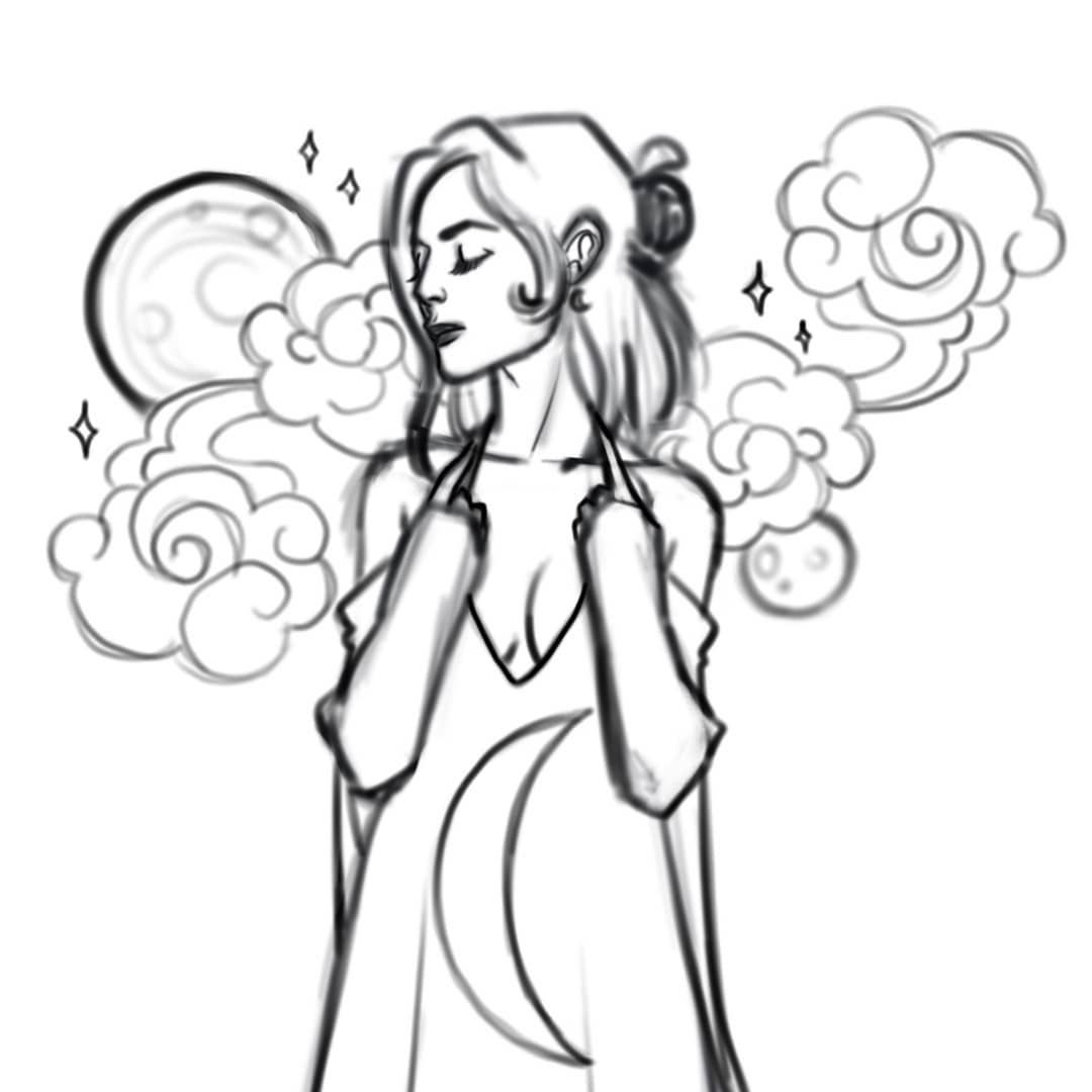 1080x1080 Sketch Petite De La Lune