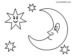 236x181 Happy Family Art Original And Fun Coloring Pages Within Moon