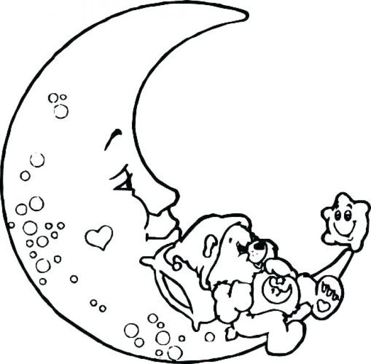 728x715 Moon And Stars Adult Coloring Pages Free Printable Coloring