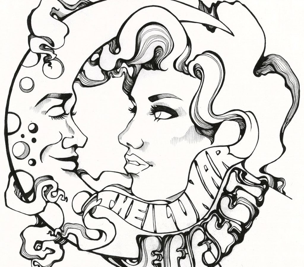 1024x900 Impressive Trippy Sun Drawings And Moon Google Search Stars