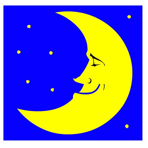500x500 Free Photos The Moon In Cartoon Form Search, Download
