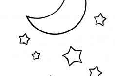 236x157 Crescent Moon Drawing Clipart Waning Small And Star Celtic