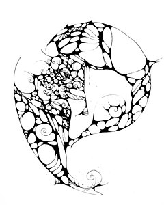 240x300 Abstract Moon Drawings