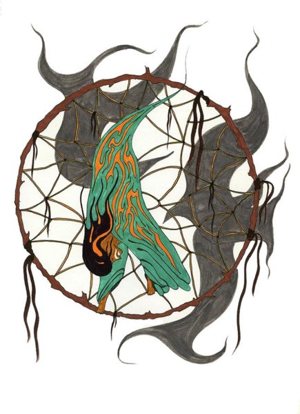 435x600 Dreamcatcher Drawings Fine Art America