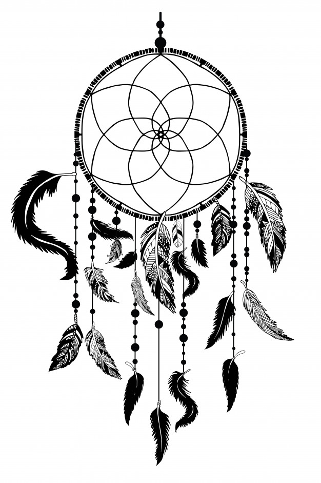 Moon Dreamcatcher Drawing | Free download on ClipArtMag