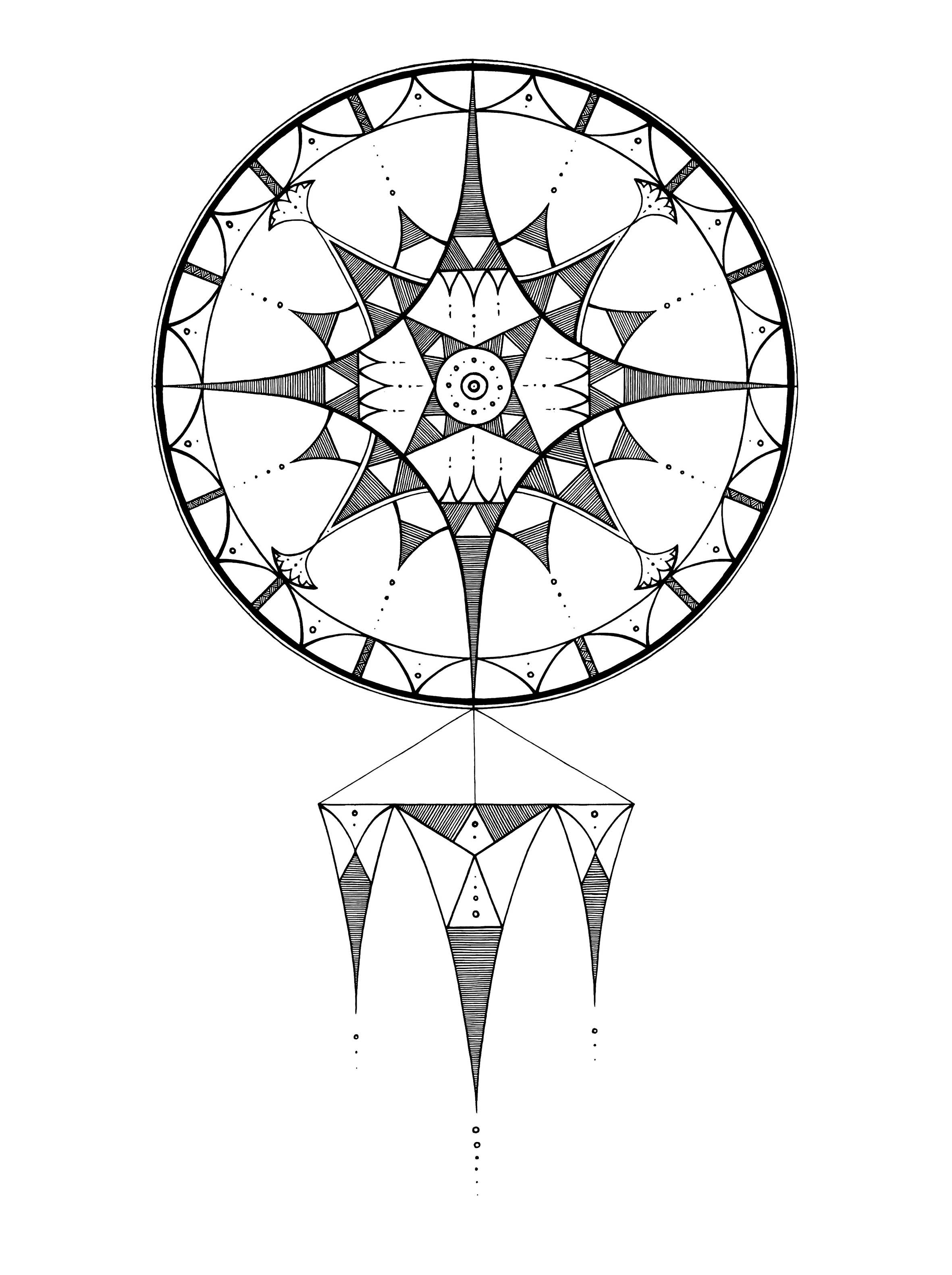 Moon Dreamcatcher Drawing Free download on ClipArtMag