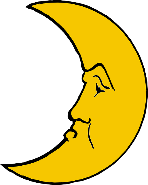 514x640 Eyes, Moon, Face, Cartoon, Crescent, Mouth, Nose