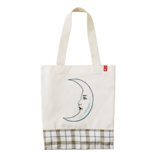 307x307 Face In Moon Bags Zazzle