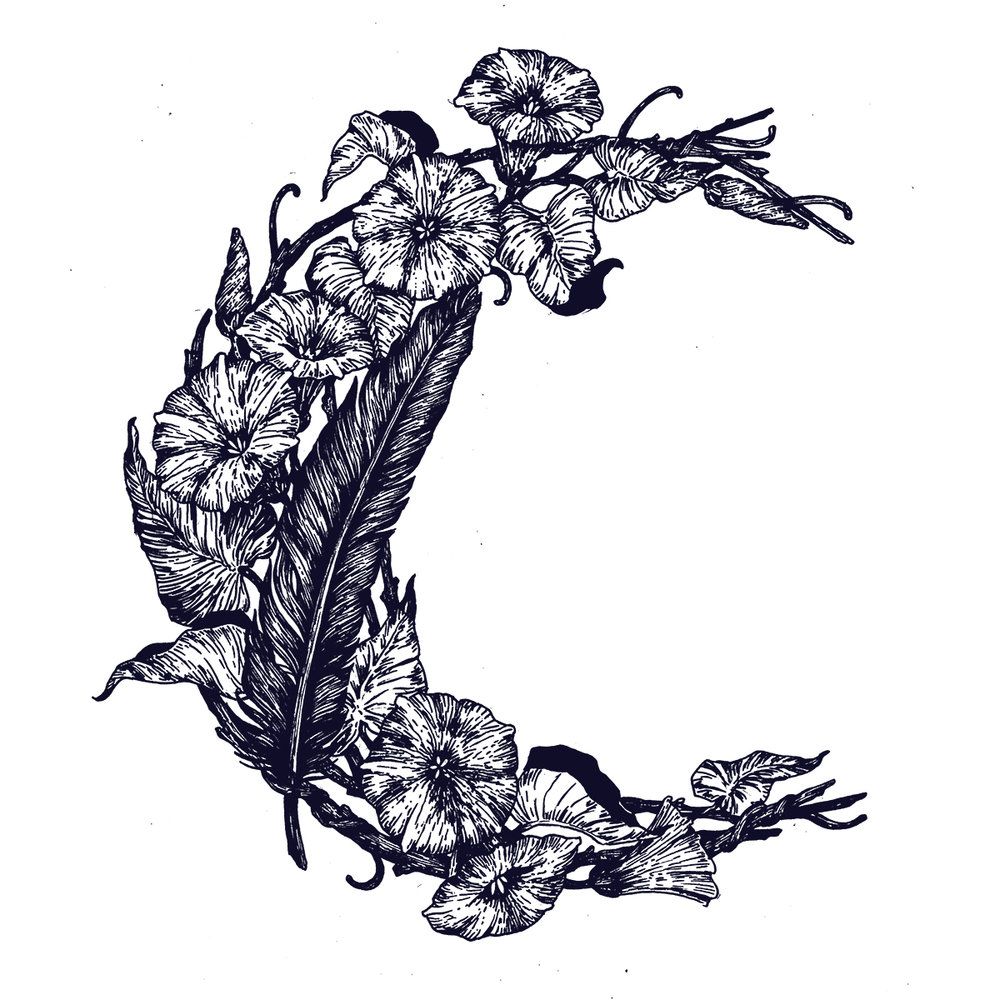 1000x1000 pony gold moon illustration drawing shrine vines