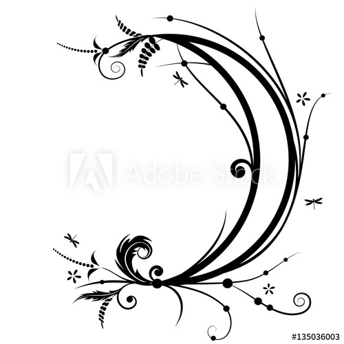 500x500 Flower And New Moon